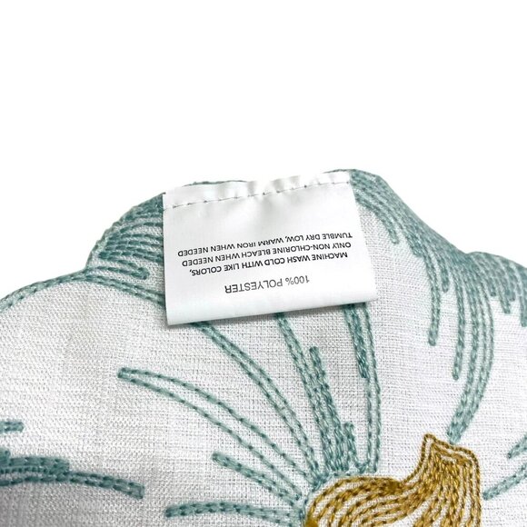 Floral Embroidered Table Runner Flowers Cut Out Summer Spring Decor 70"x14" - Picture 4 of 4